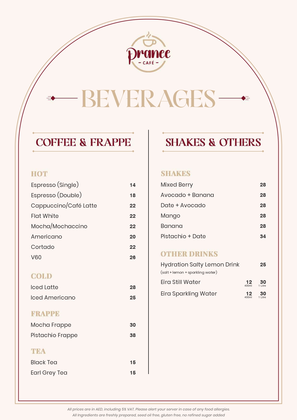 Menu Page 2
